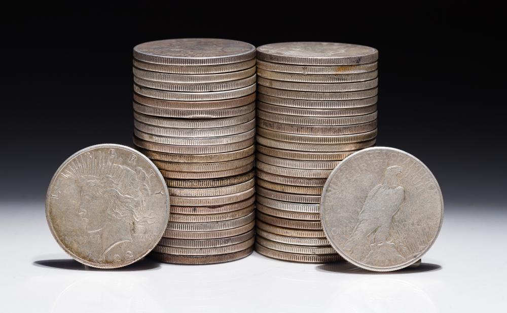 1922-S Peace Dollars $1