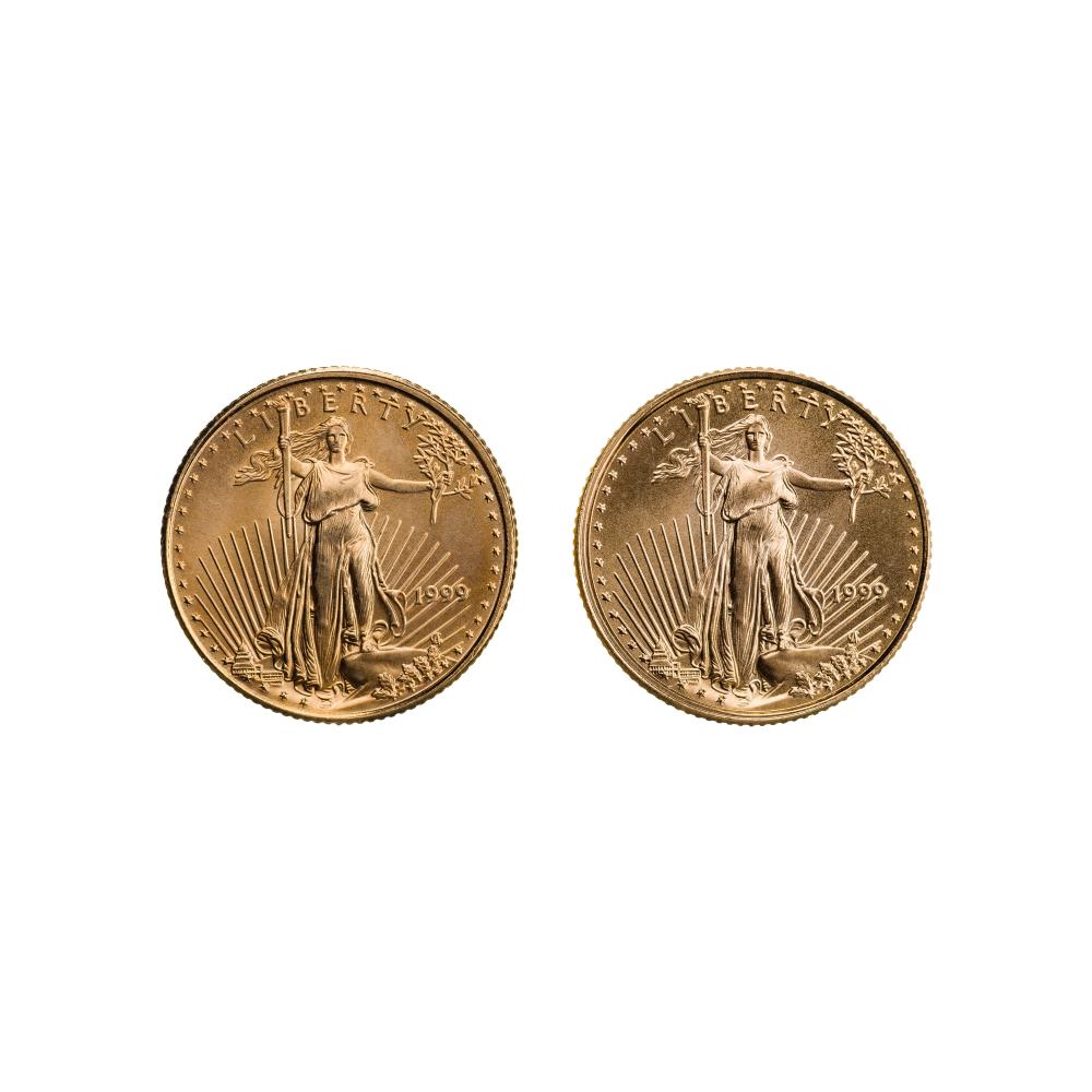 1999 $5 Gold Eagles Unc.