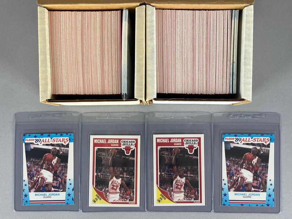 2 - 1989 Fleer Basketball Compete Sets with Sticker Sets
