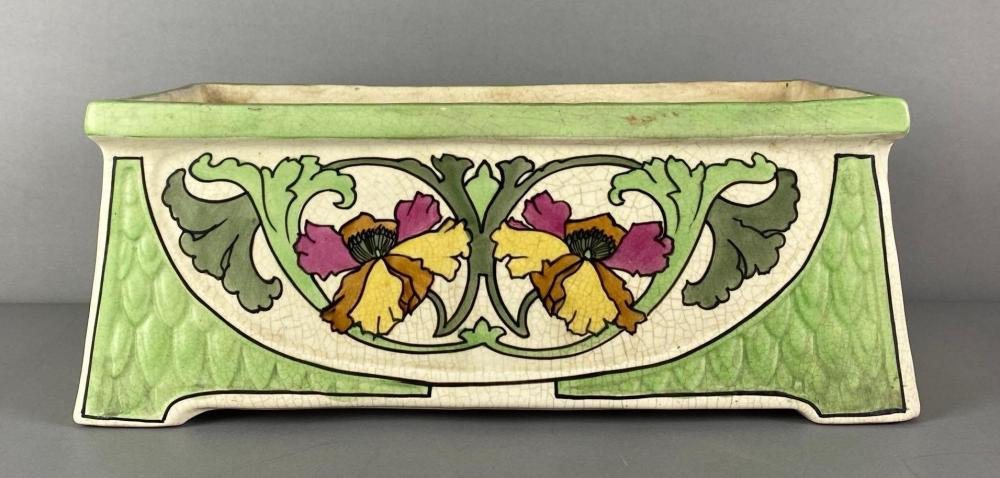 Antique Floral Art Pottery ... image