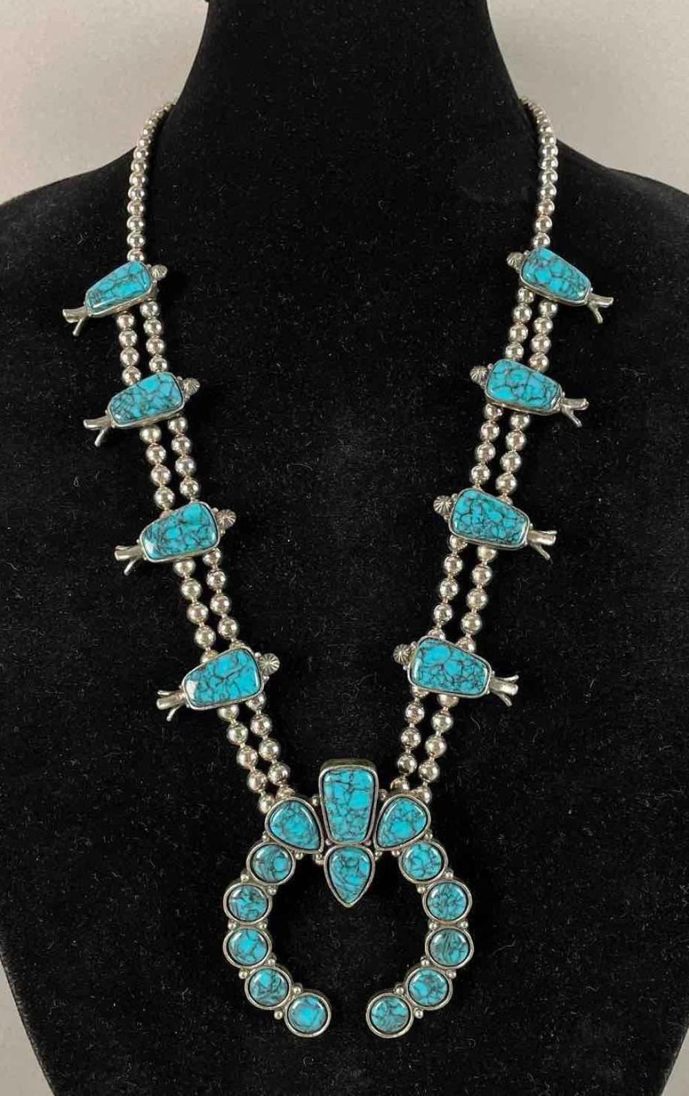 Costume Jewelry Squash Blossom Necklace