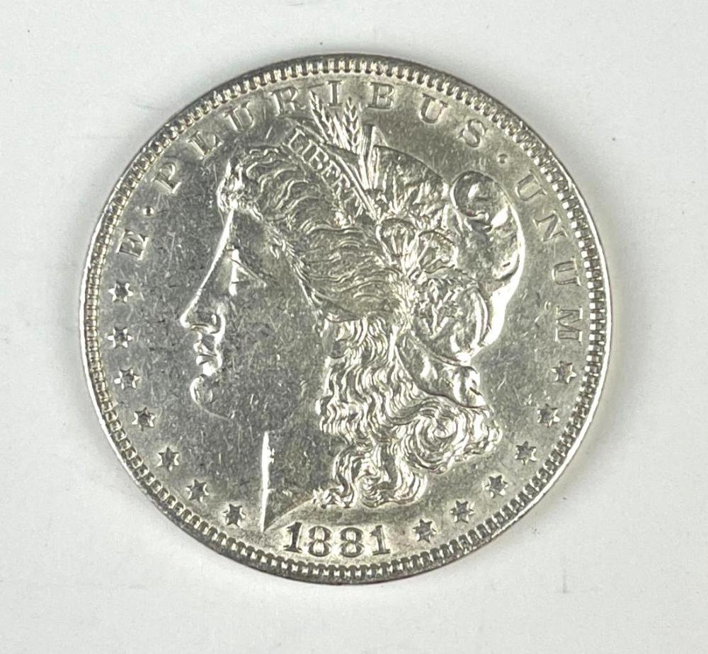 1881 US Morgan Silver Dollar