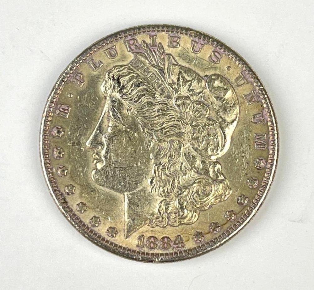 1884 US Morgan Silver Dollar