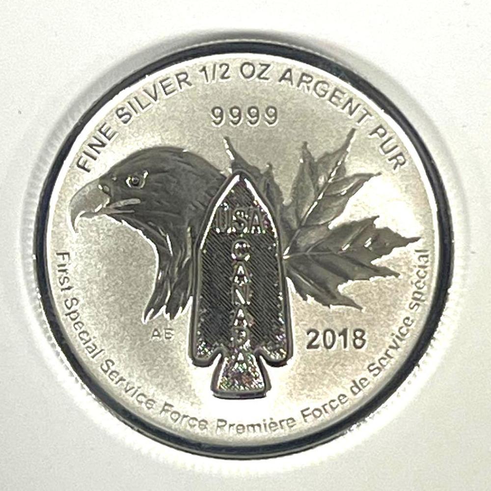 2015 Canada Special Forces 1/2 oz .999 Fine Silver Round