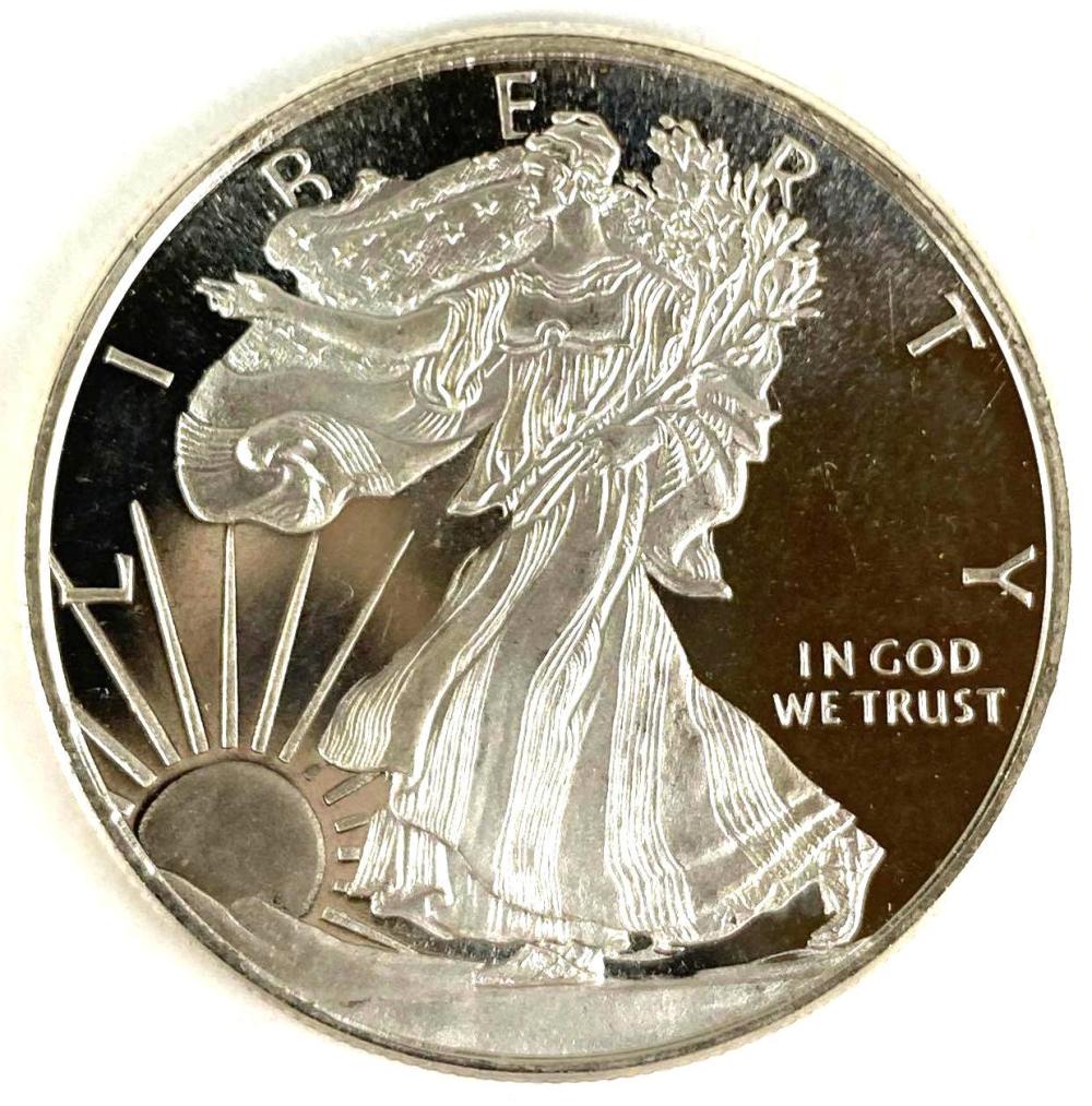 Golden State Mint American Silver Eagle Design 1/2 oz .999 Fine Silver Round