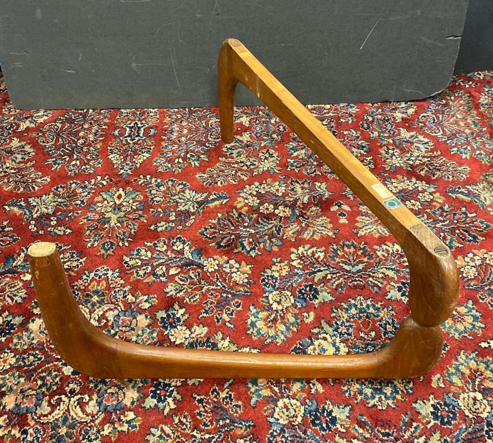 Vintage 1960’s Triangular Wood Coffee Table Base