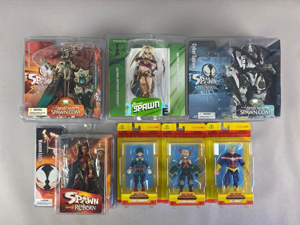 Group of 7 McFarlane Toys Action Figures