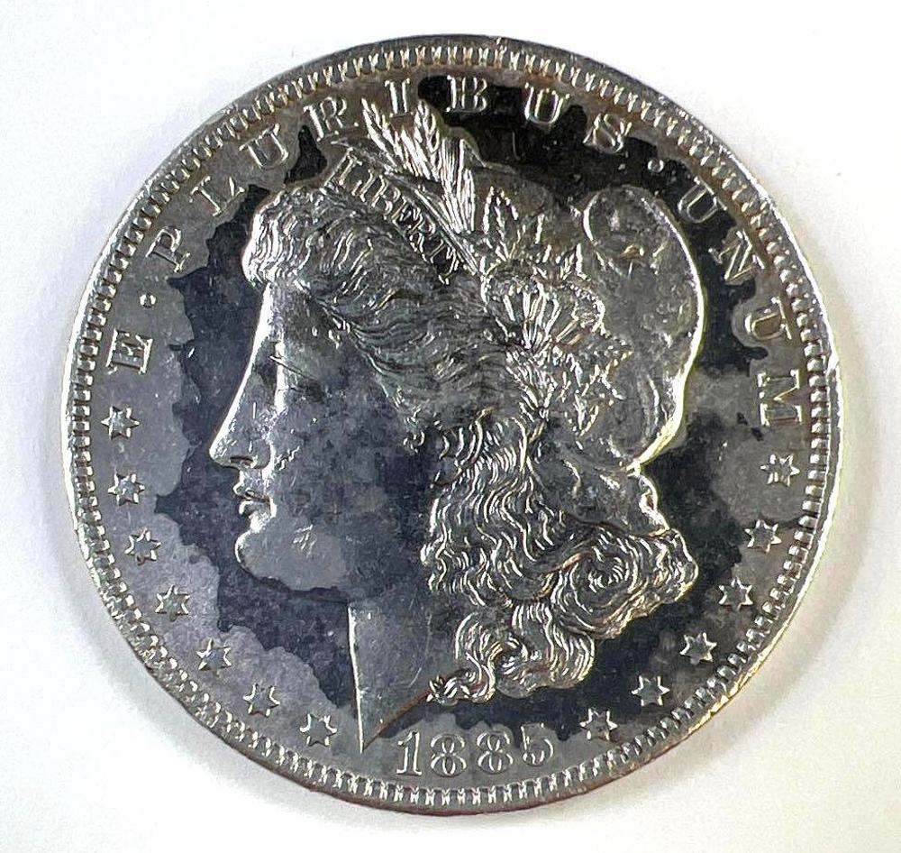 1885-O US Morgan Silver Dollar
