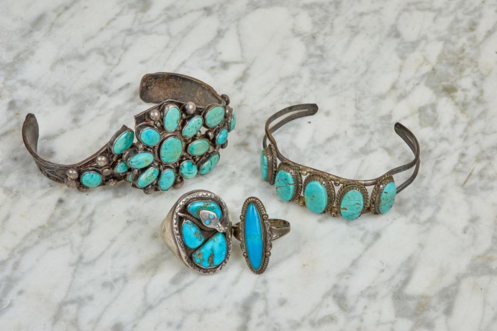 VINTAGE NATIVE AMERICAN JEWELRY LOT