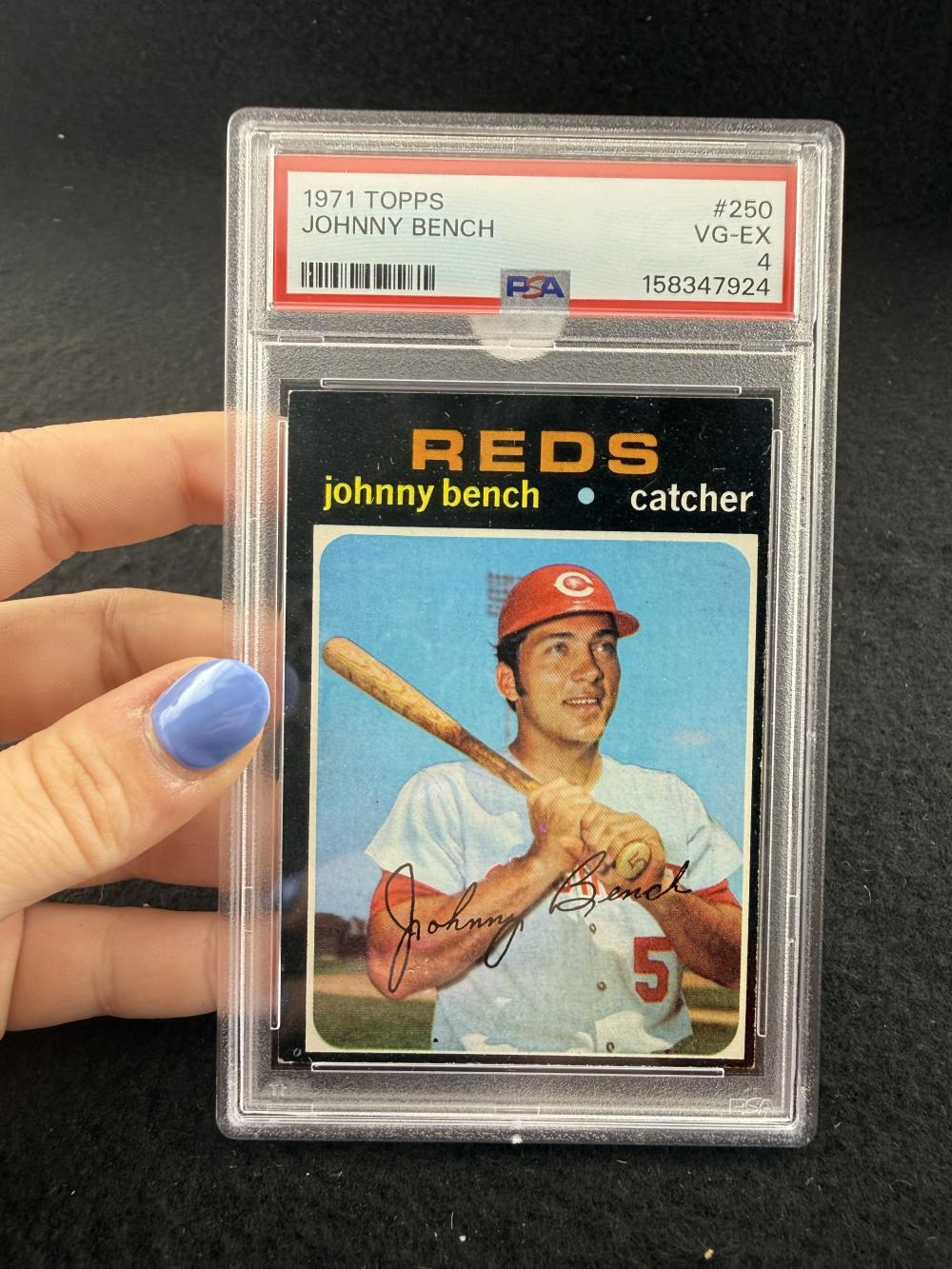 1971 Topps Johnny Bench Baseball Card
