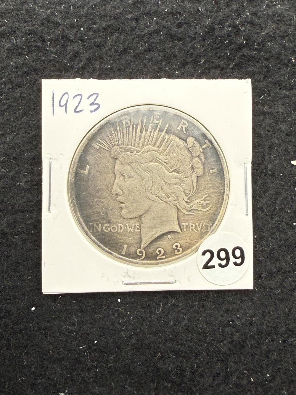 1923 Peace Silver Dollar Coin