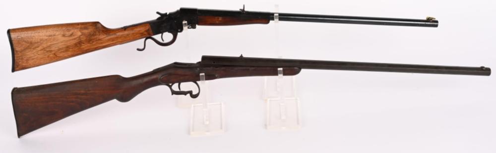 J STEVENS FAVORITE MODEL 1915 & BELGIAN 22 RIFLES
