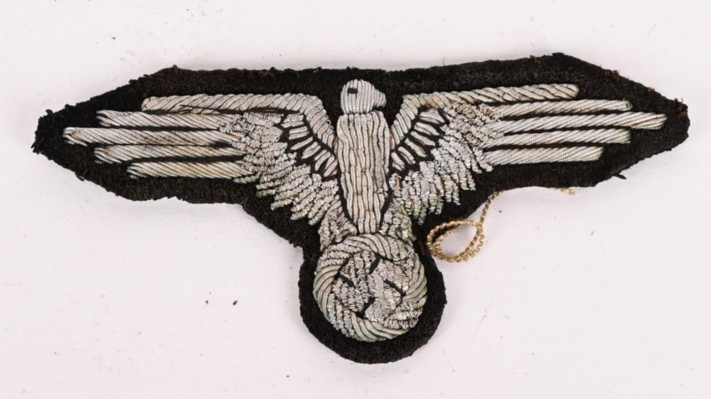 WWII NAZI GERMAN SS OFFICER'S SLEEVE EAGLE WW2