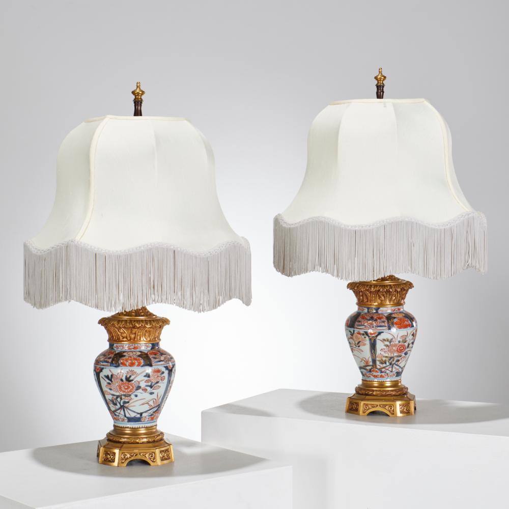 Pair Japanese Imari bronze ... image