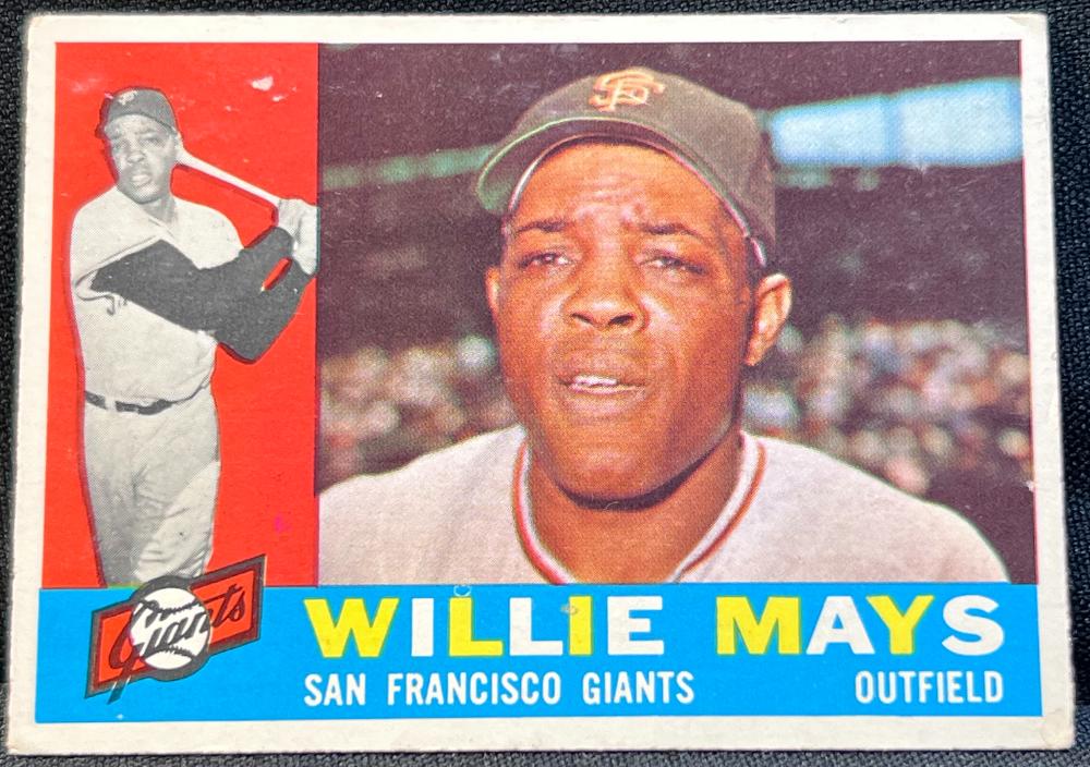 1960 TOPPS WILLIE MAYS #200 (H&M)