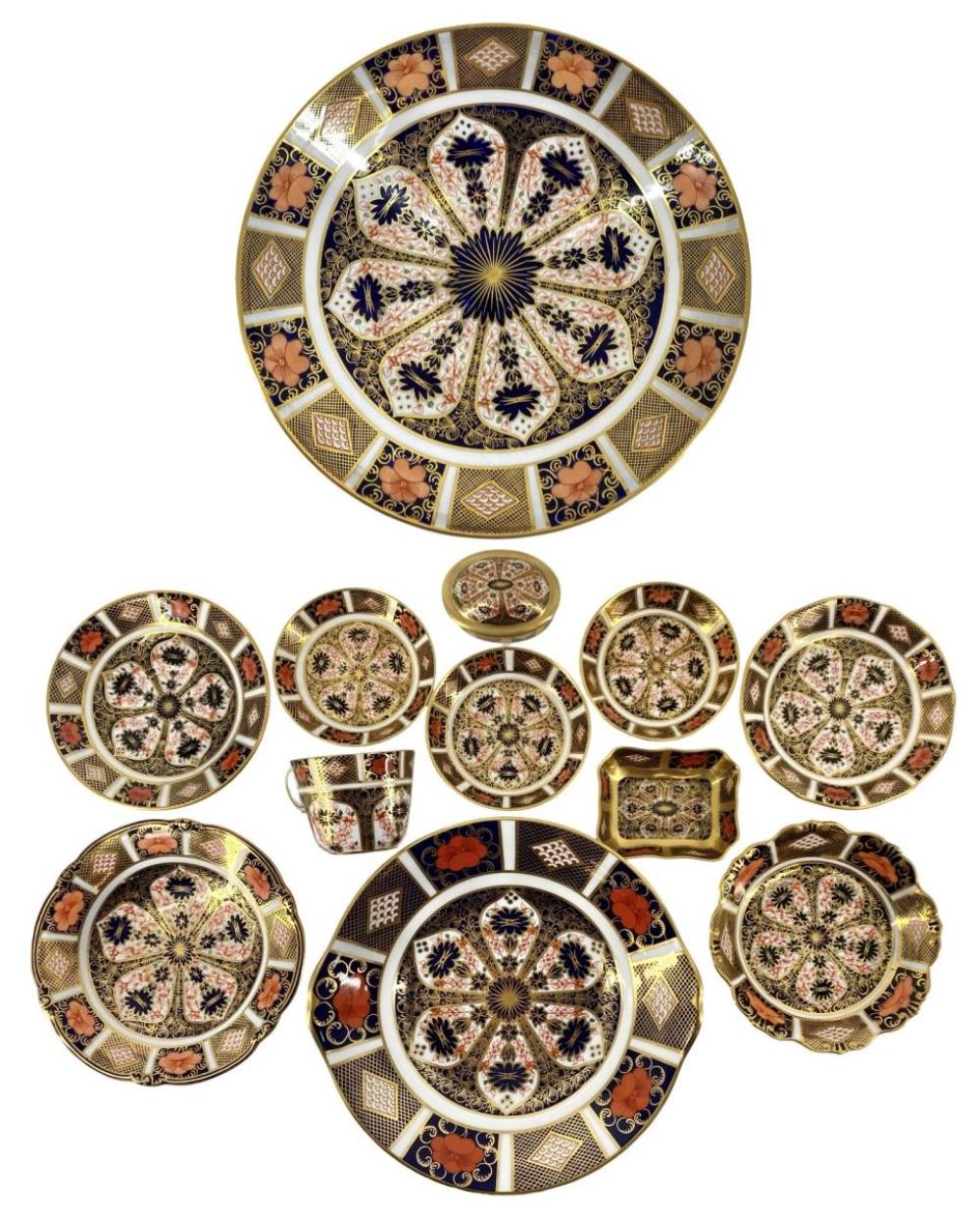 12pc Porcelain Derby Bone China Set