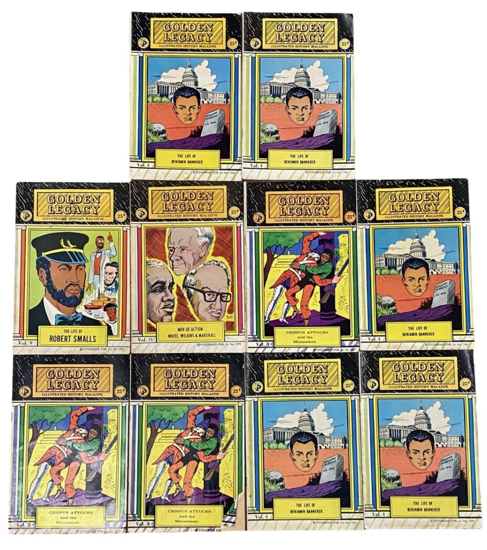 10pc Vintage Golden Legacy Comic Collection