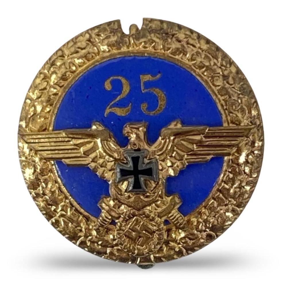 German DRKB 25-Year Veterans Membership Badge