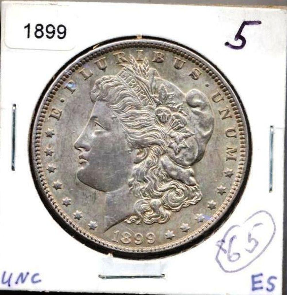 1899 Morgan Dollar UNC ES