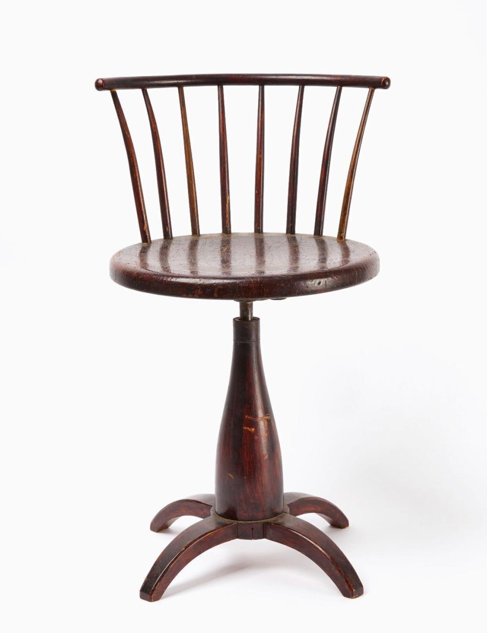Rare Shaker Revolving Chair