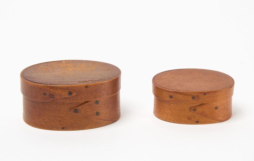 Two Miniature Shaker Boxes