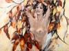 Irene Borg (CA,b 1950) oil painting