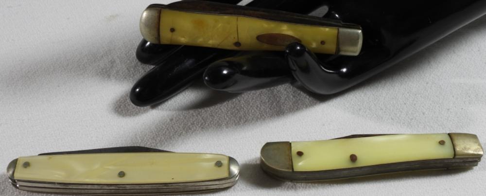 VINTAGE POCKET KNIVES MOTHER OF PEARL