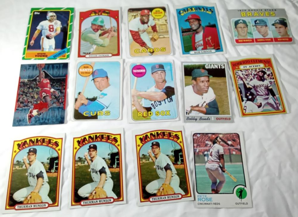 14-Card Sports Lot, Topps & Upper Deck