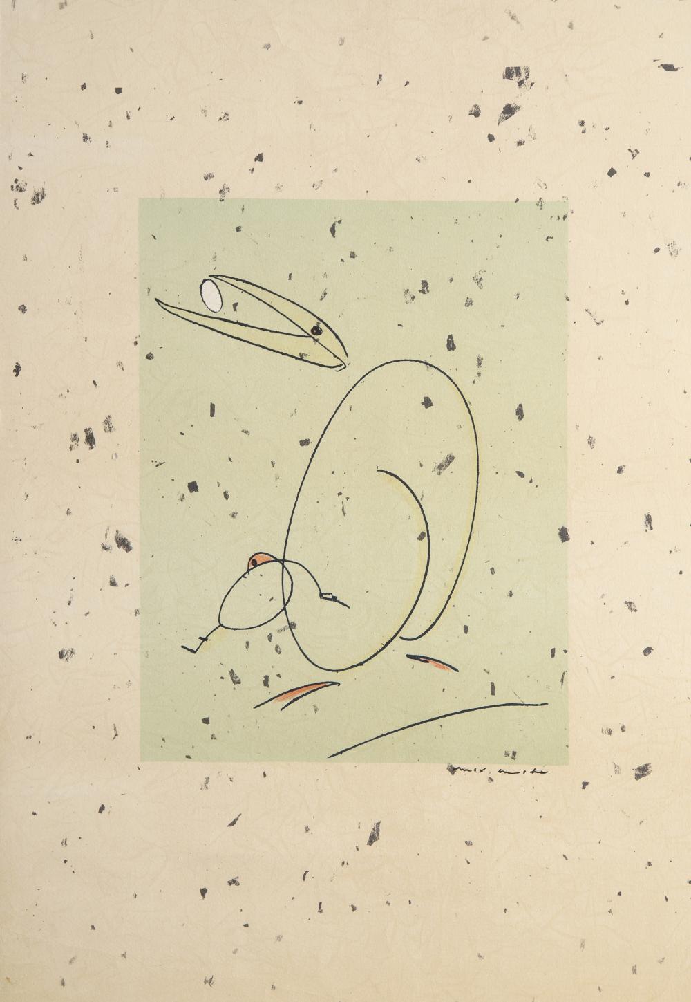MAX ERNST, OISEAU MERE, AQUATINT ETCHING