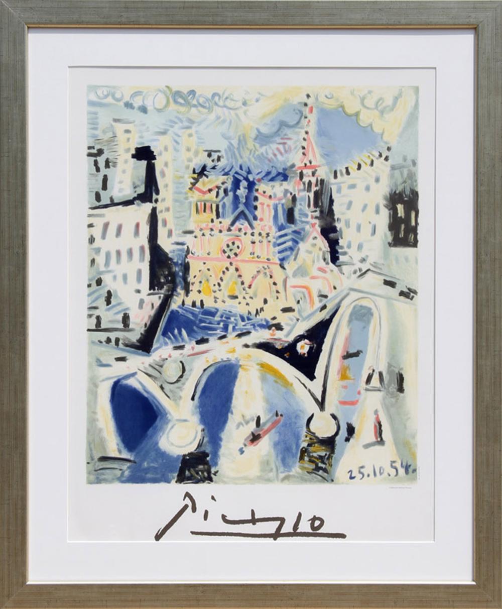 Pablo Picasso, Notre Dame, Lithograph