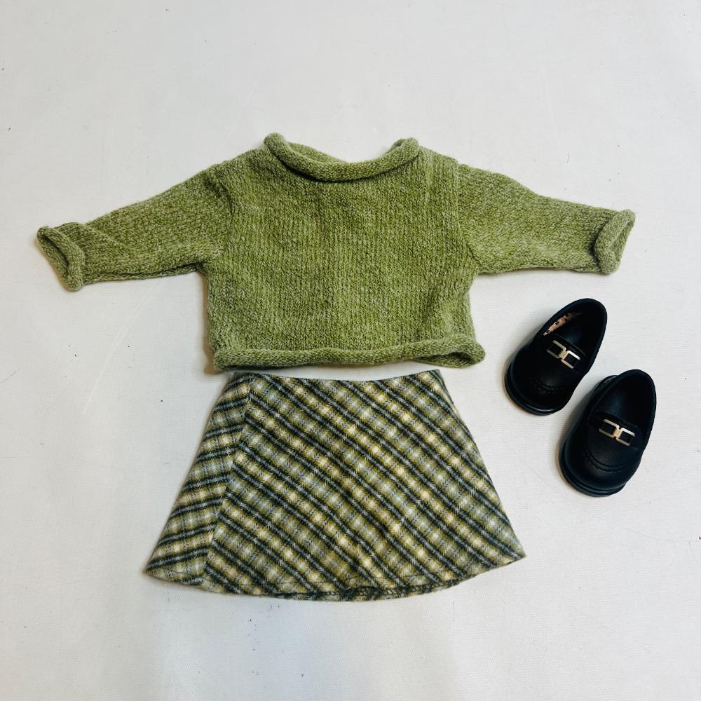 American Girl Doll Plaid Sk... image