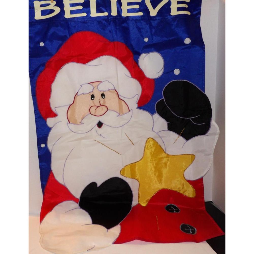 Believe Santa Wall D‚cor