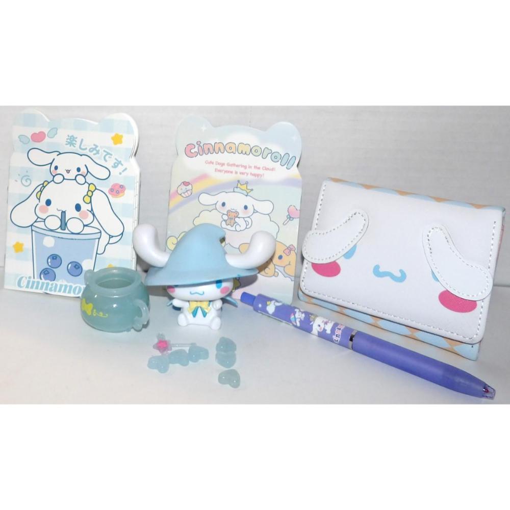 Sanrio Character CINNAMOROLL Wallet Journals Pens Figurine Mixed Lot