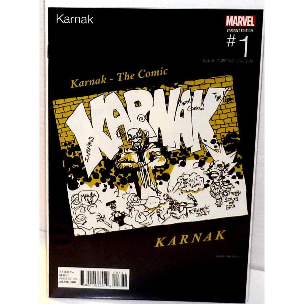 Marvel Comics KARNAK #1G 2015 Hip Hop Variant Cover