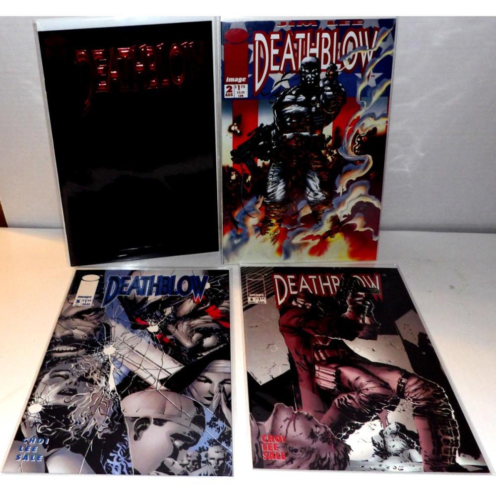 4 Image Comics DEATHBLOW ##1A #2D #5 #6 1994