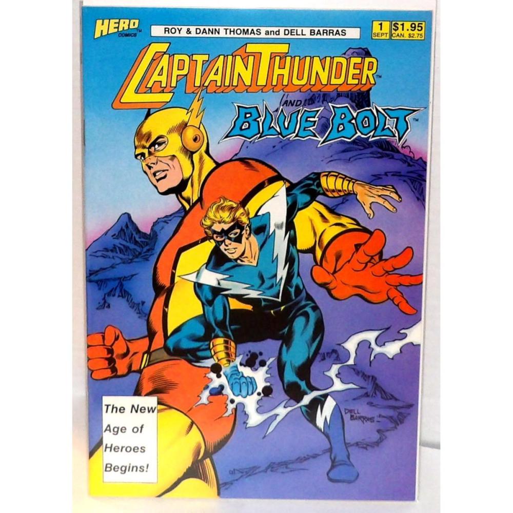 Hero Comics CAPTAIN THUNDER and Blue Bolt #1 1987