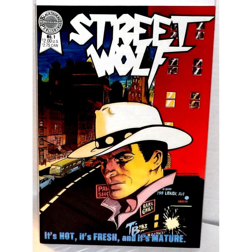 Blackthorn Publishing Comic STREET WOLF #1 1986