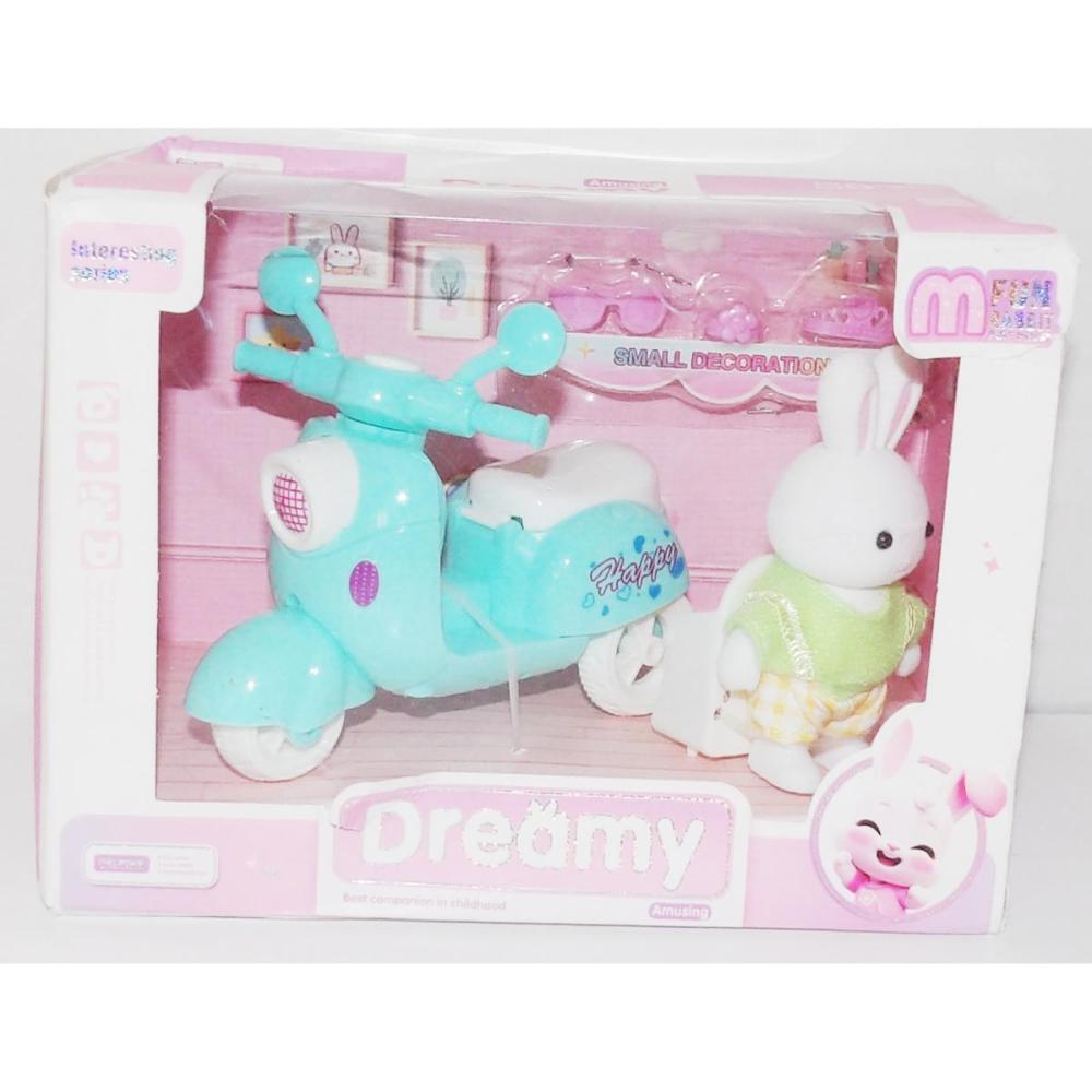 Bunny Playhouse Play Set SCOOTER SET