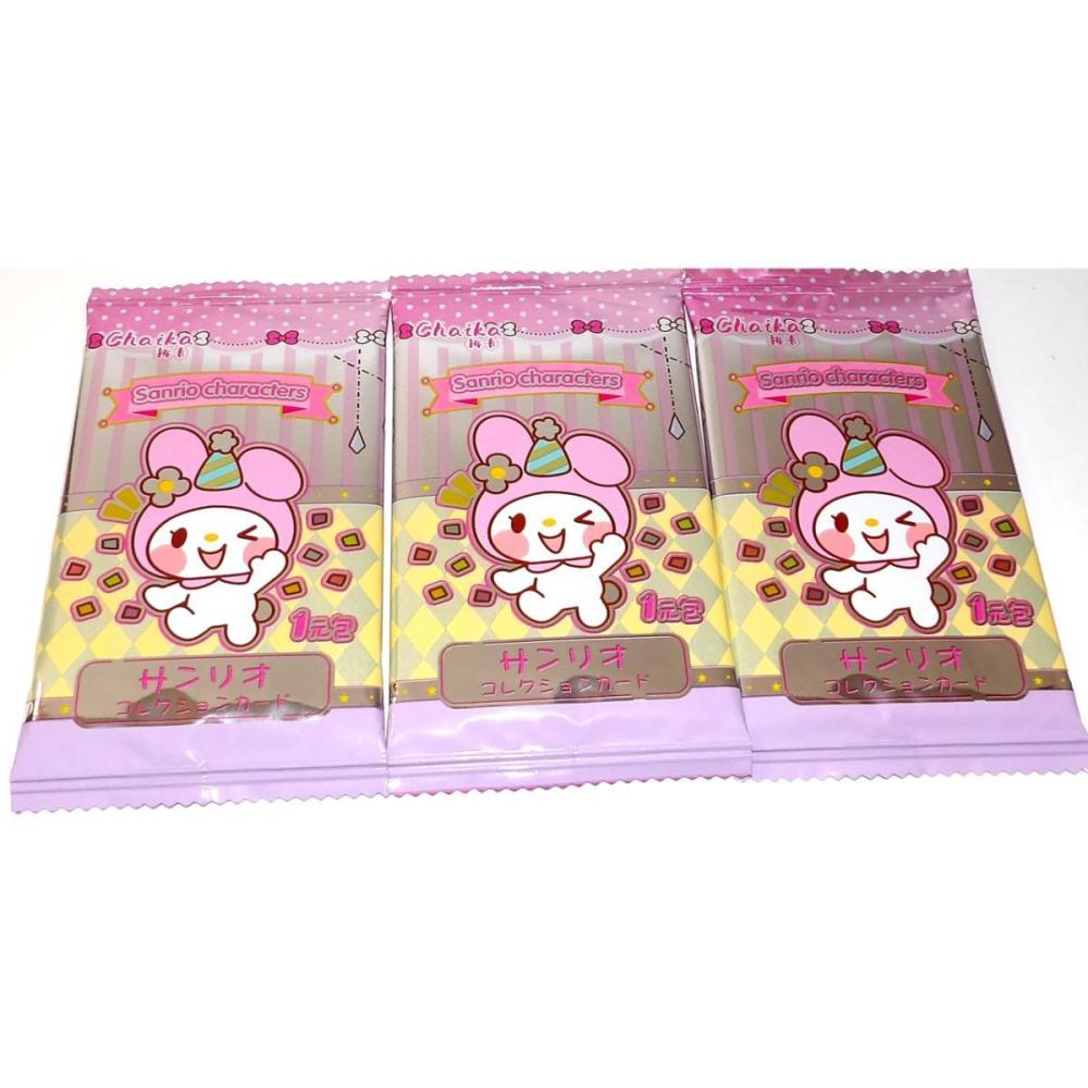 Sanrio CHARACTER TRADING CARDS 3 packs