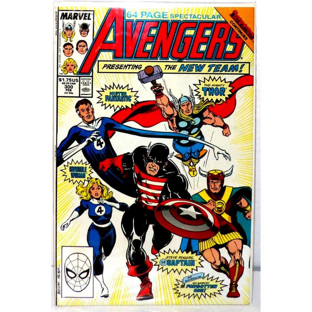 Marvel Comics THE AVENGERS #300 1989