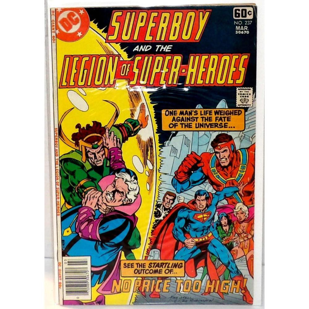 DC Comics SUPERBOY and the Legion of Super Heroes #237 1978