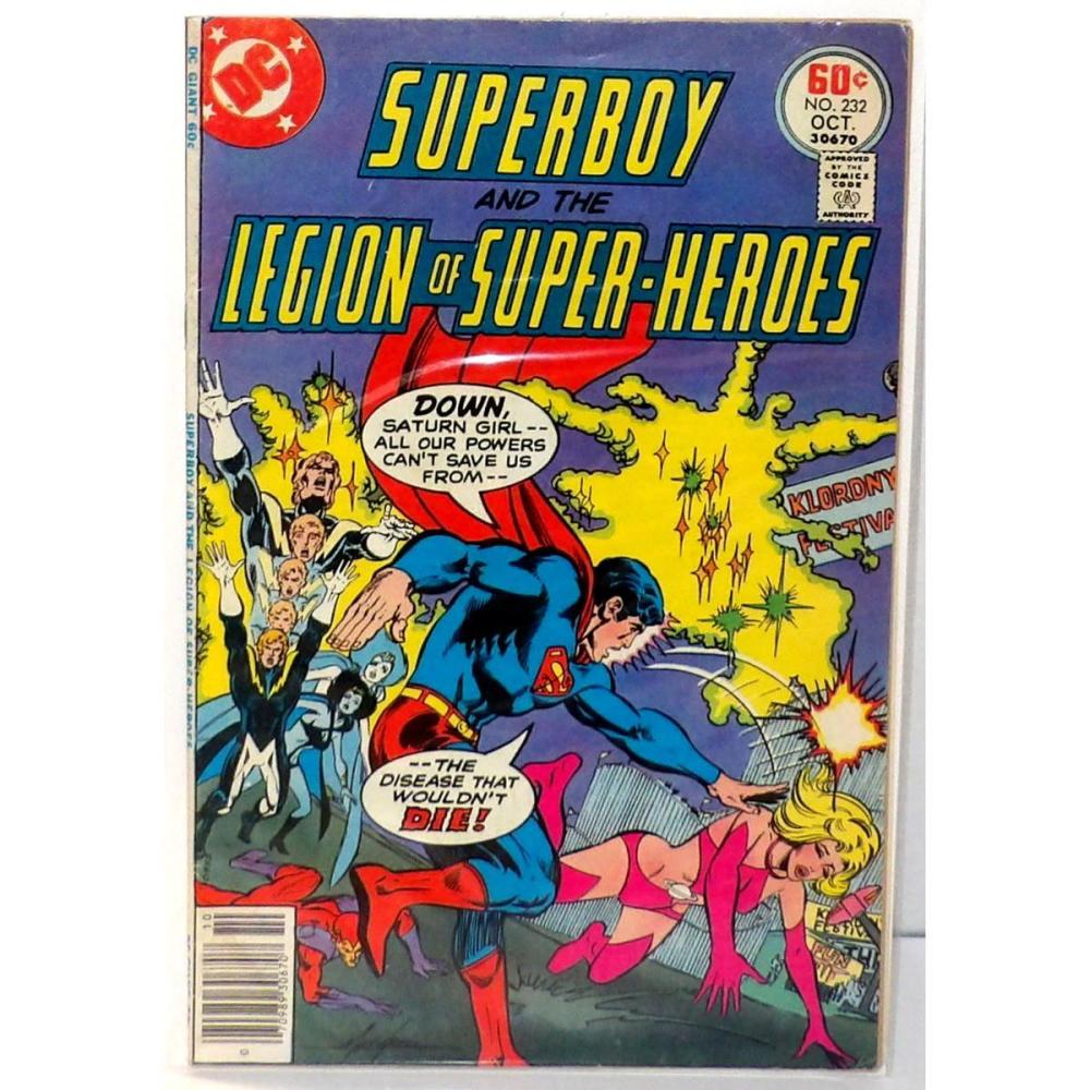 DC Comics SUPERBOY and the Legion of Super Heroes #232 1977