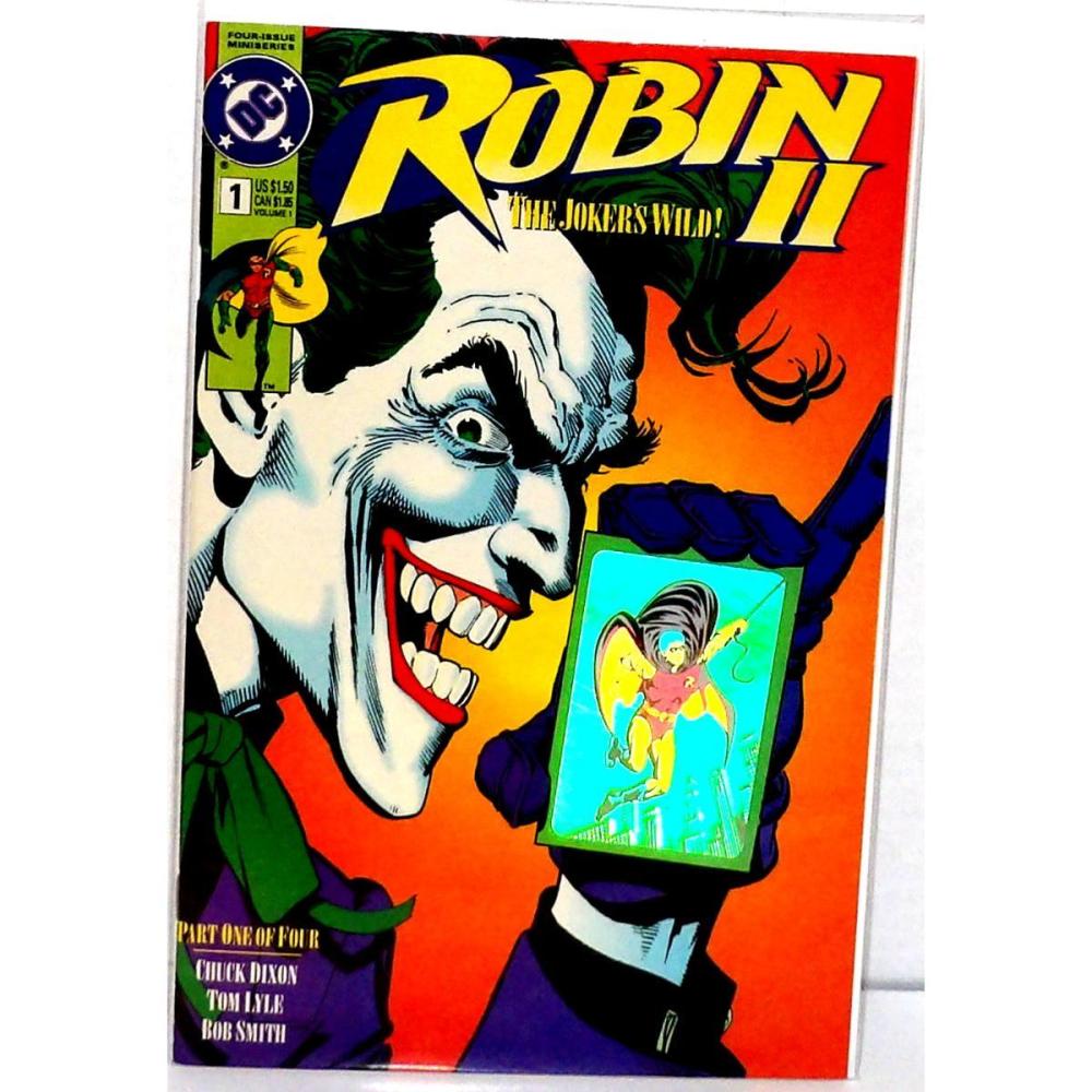 DC Comics ROBIN II The Joker's Wild #1C 1991 hologram