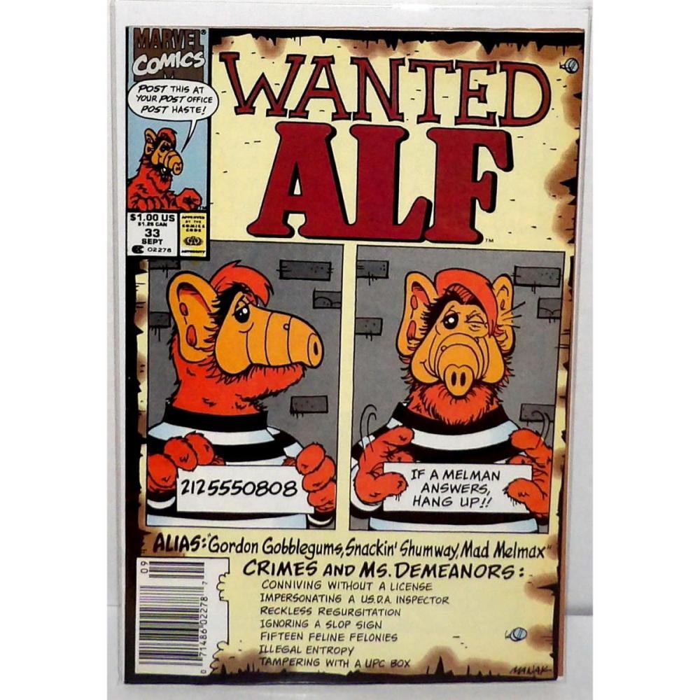 Marvel Comics ALF #33 1990