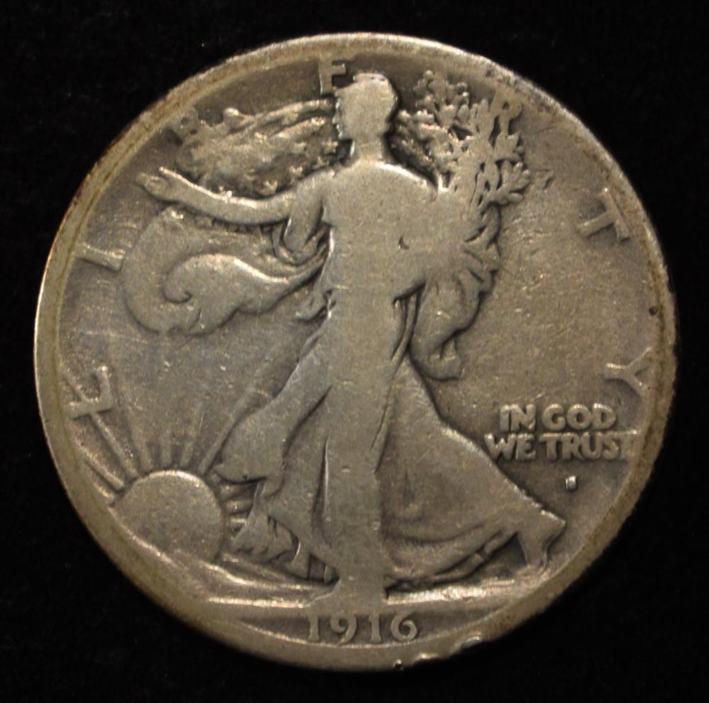 1916-S WALKING LIBERTY HALF... image