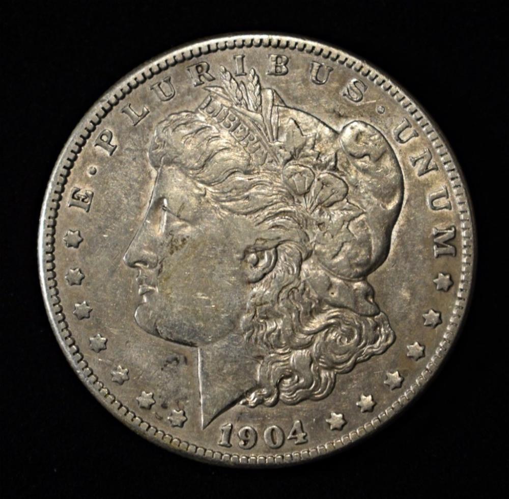 1904-S MORGAN DOLLAR XF