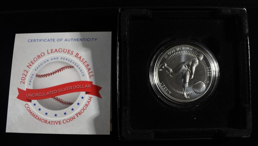 2022 $1 COMMEM NEGRO LEAGUES BASEBALL