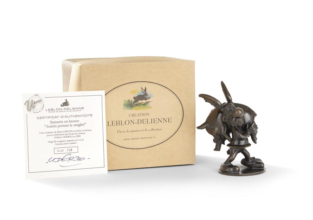 Leblon Delienne-Uderzo - Sculpture Prolixe, signée, numérotée