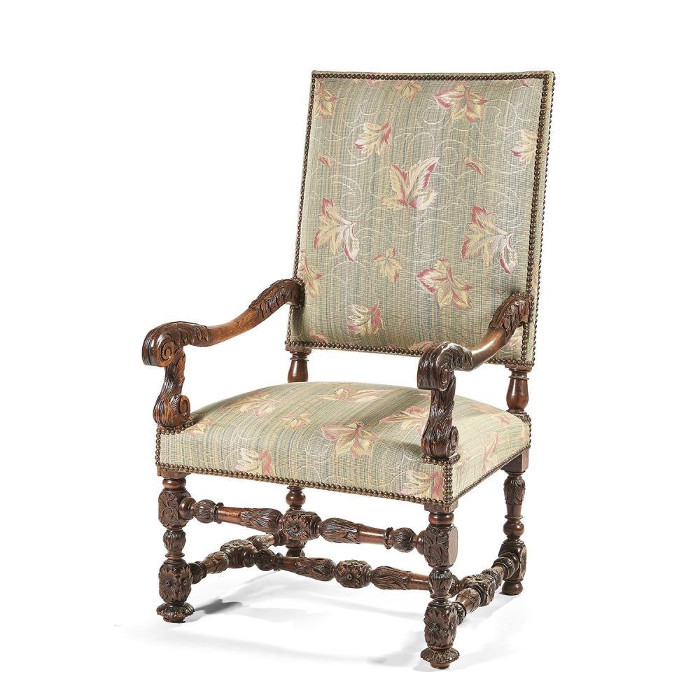 FAUTEUIL À HAUT DOSSIER, FIN DU XVIIe SIÈCLE