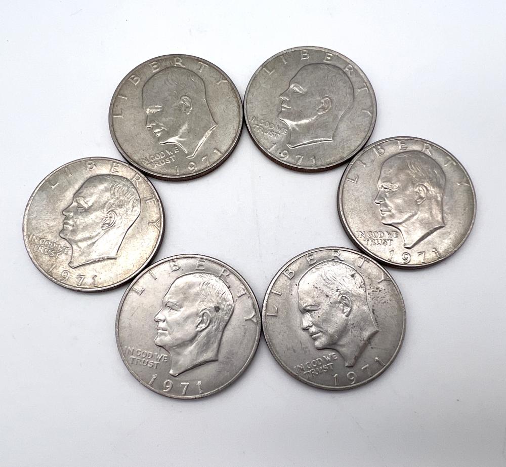A Lot of 6 1971 Eisenhower ... image